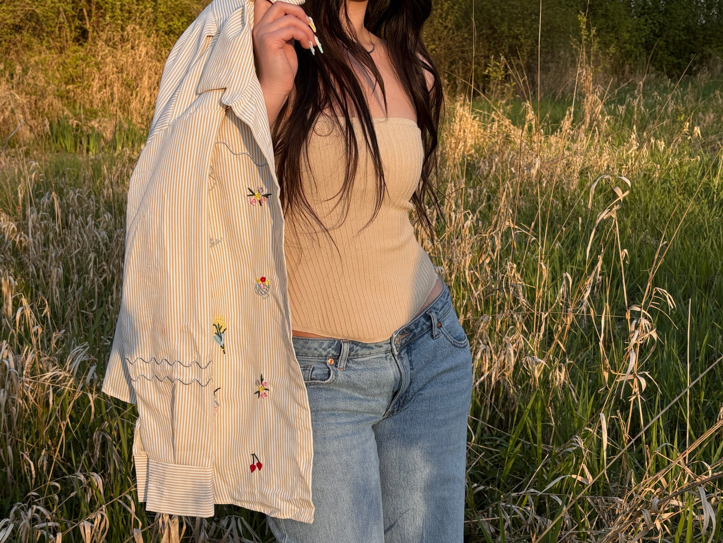 Whimsical Embroidered Shirt