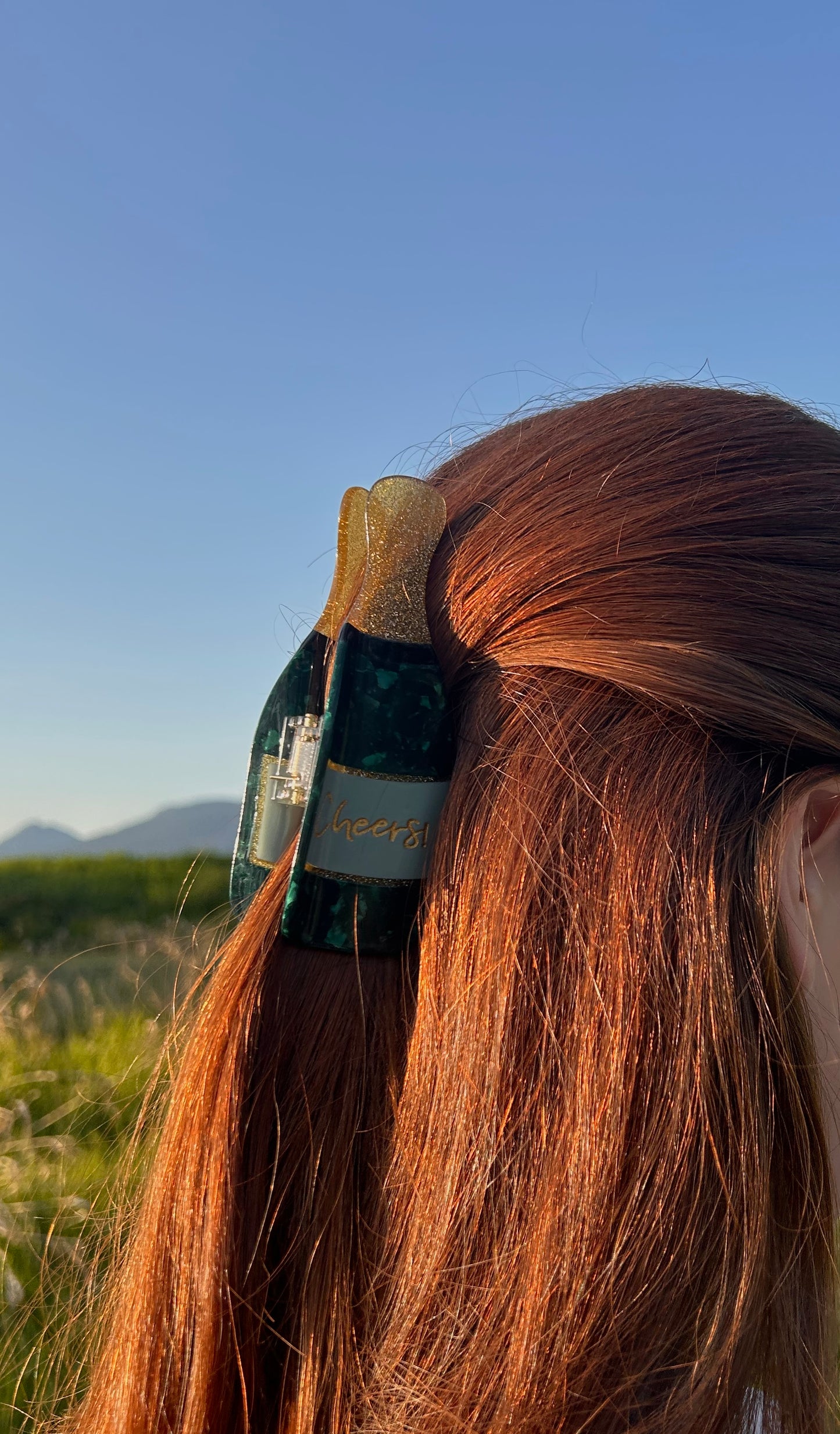 Champagne Claw Clip