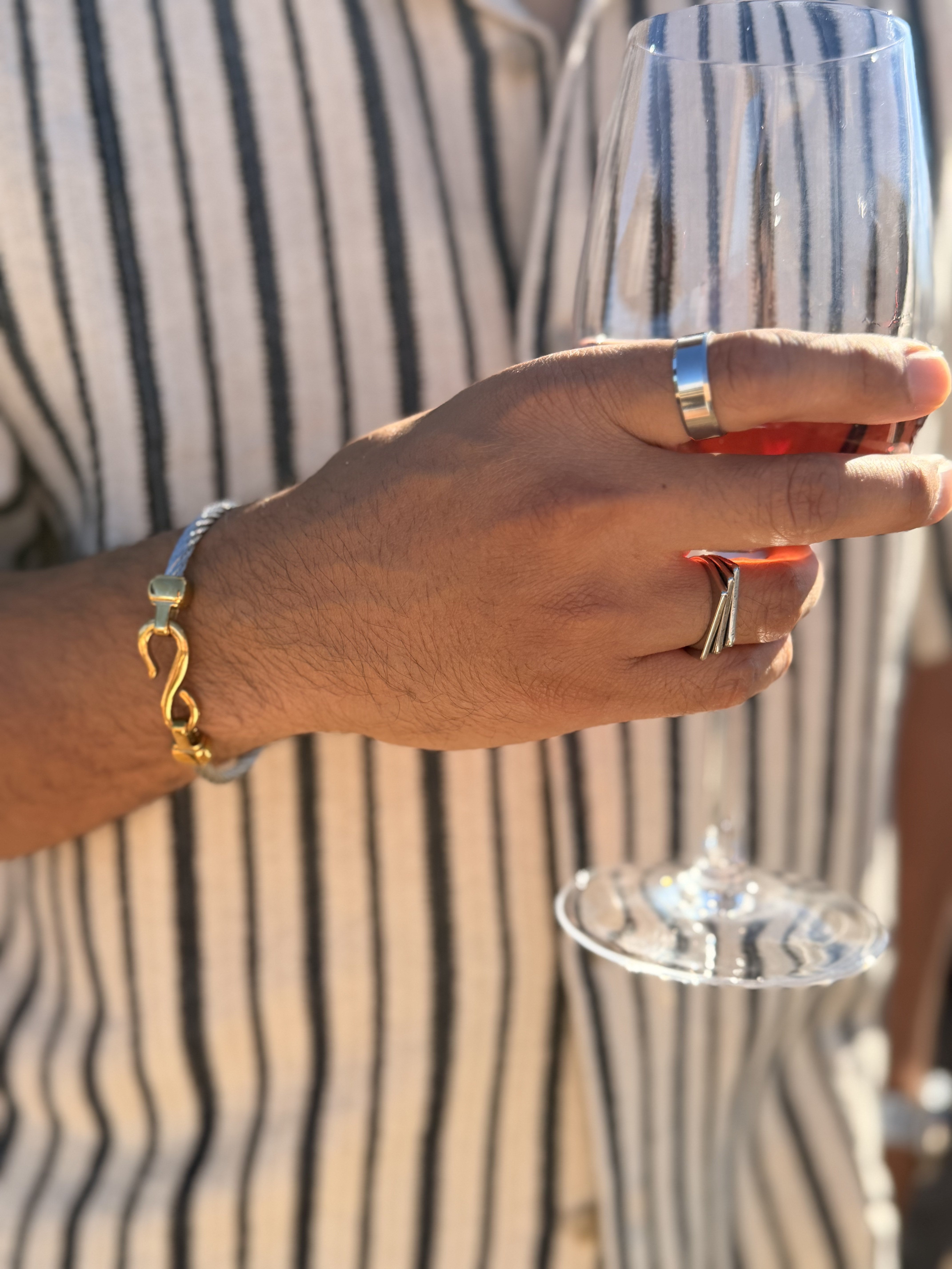 The look — Beverly & Jax jewelry worn